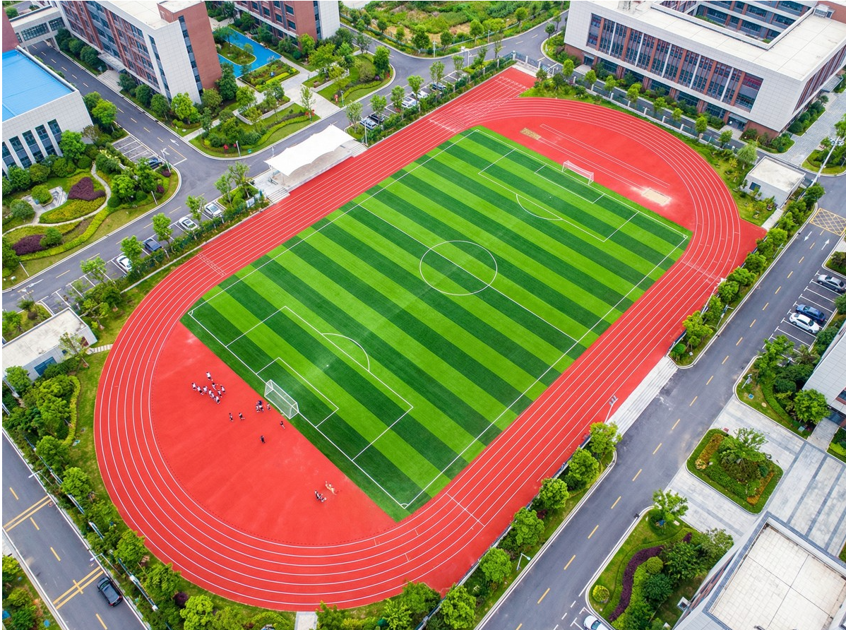 白山市塑胶颗粒学校塑胶跑道 - 方案