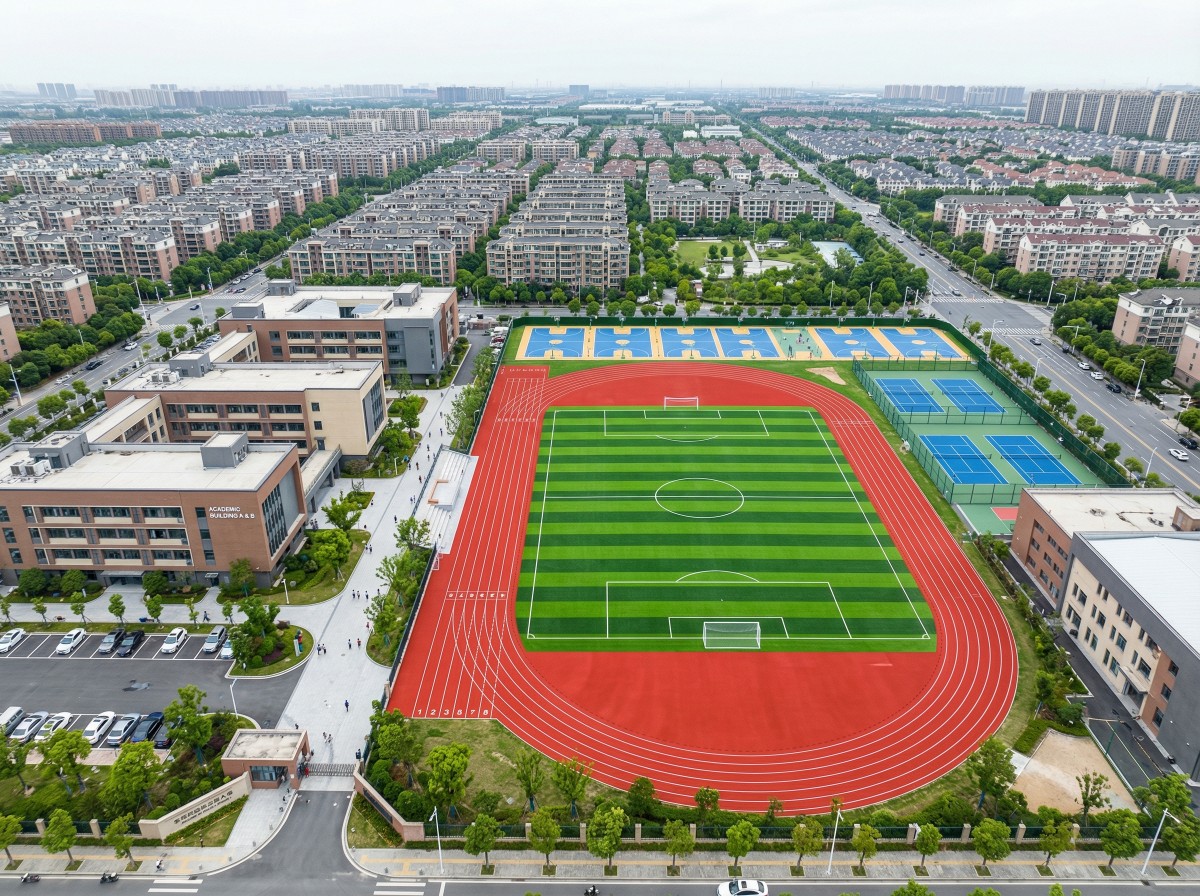 白山市全塑型塑胶跑道混合型塑胶跑道 - 厂家